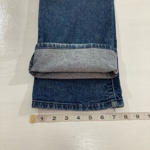 Vintage Valentino Jeans Women’s 31 Blue Denim Stone Wash Straight Leg Designer - Picture 13 of 13